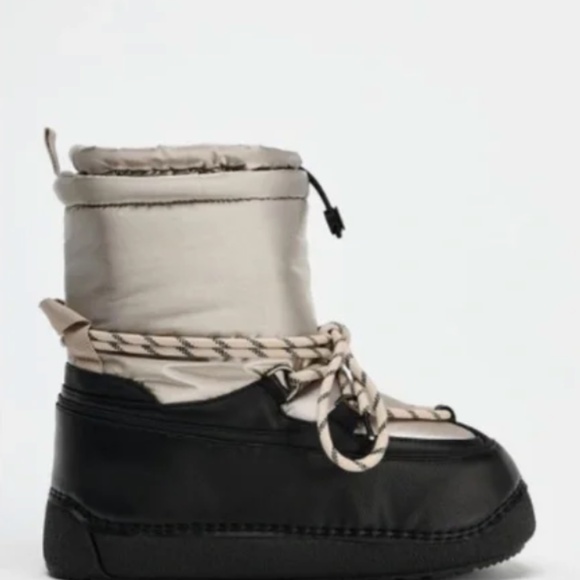 ZARA WATER REPELLENT ANKLE BOOTS SKI COLLECTION - Picture 2 of 5